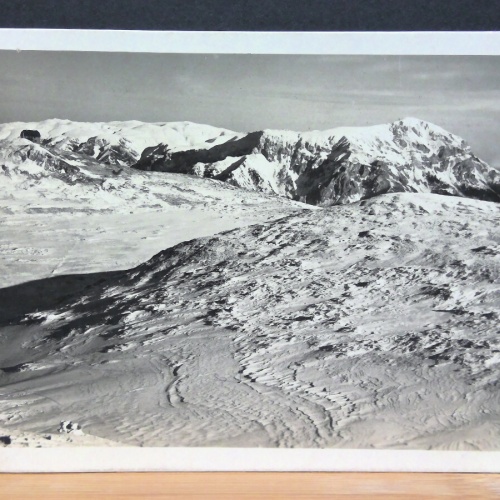 Schutzhaus des ÖGV Schauerkogel Schneealpe gegen Rax JW 650408 C