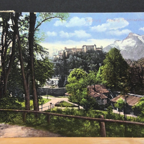 Salzburg Festung Hohensalzburg Gemälde JW 650115 C