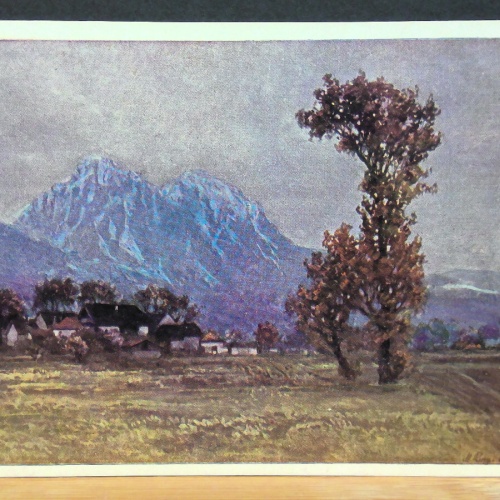 Salzburg Der Birnbaum auf dem Walserfeld Gemälde JW 650113 C