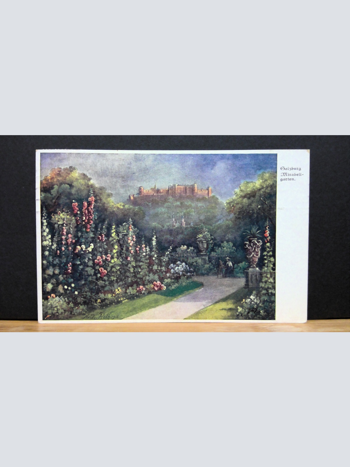 Salzburg Mirabellgarten Gemälde JW 650112 C