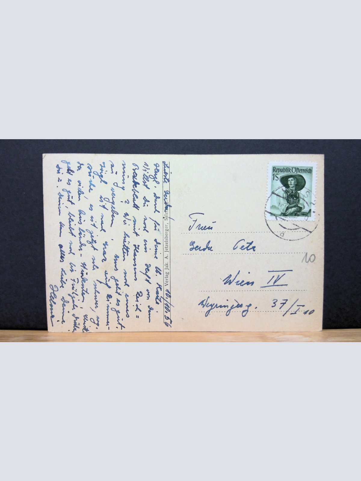 Salzburg Blick vom Kapuzinerberg auf Mönchsberg Mönch Gemälde JW 650111 C