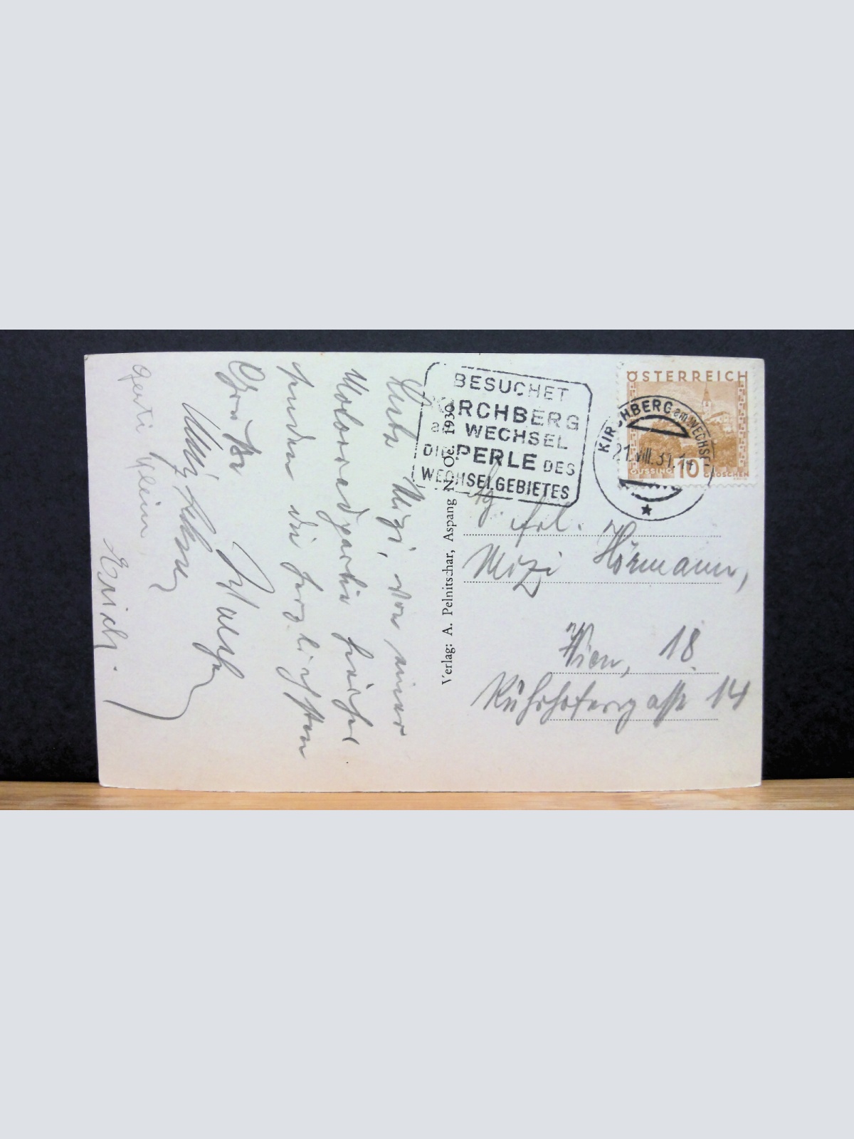 St Corona Niederösterreich mit Schneeberg JW 650205 C