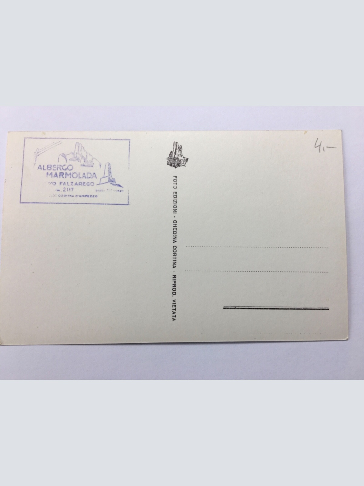 Albergo Marmolada - Passo Falzarego - Col di Lana 571