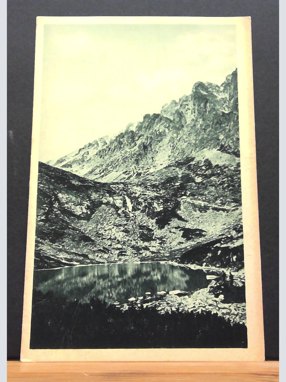 Hohe Tatra Felker See mit dem Ewigen Regen und Granantenwand JW 650468 C