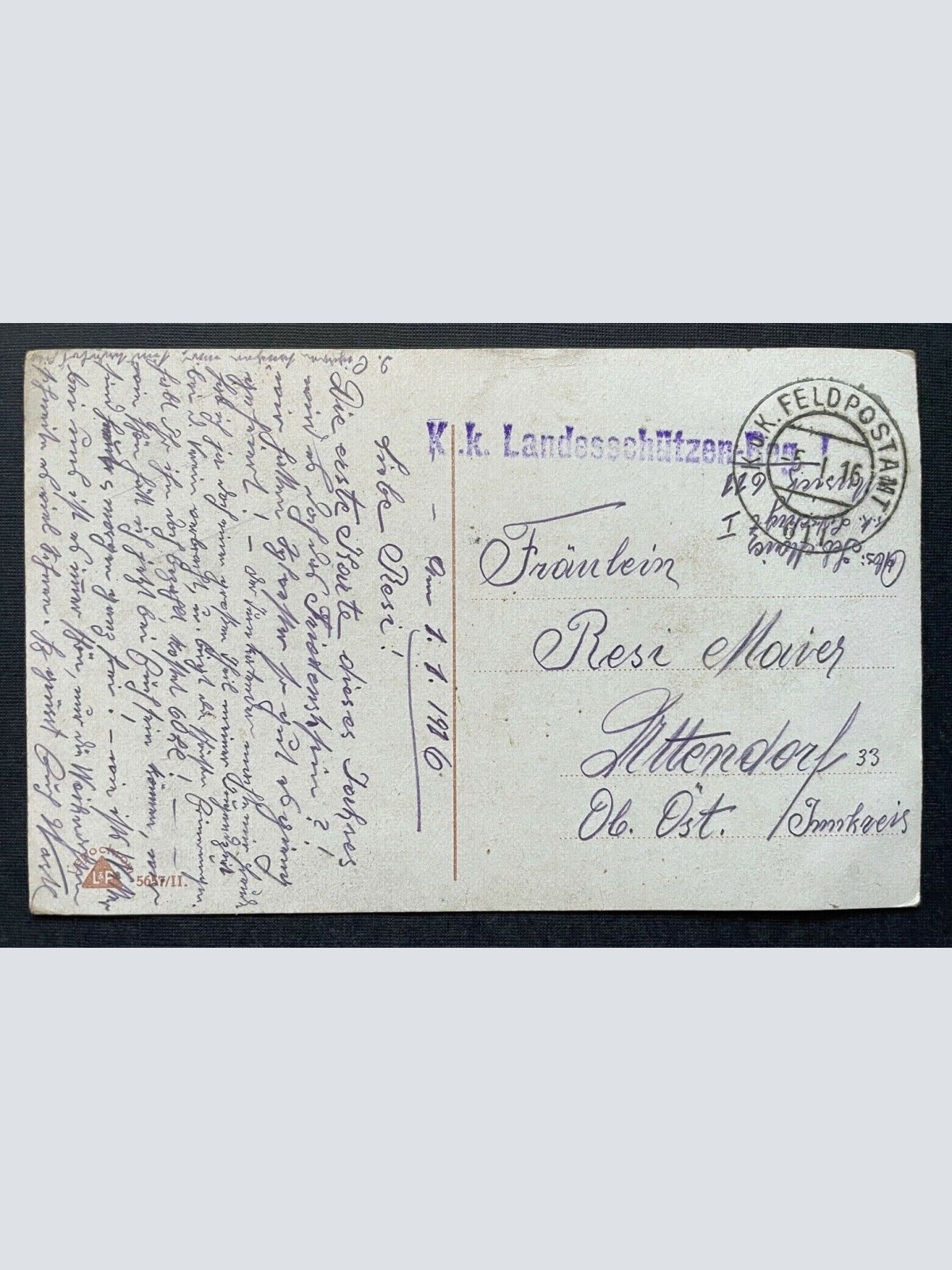 Sonne sank im Westen! Gedicht Spruch Soldaten Abschied Militär Krieg 400320 TH F