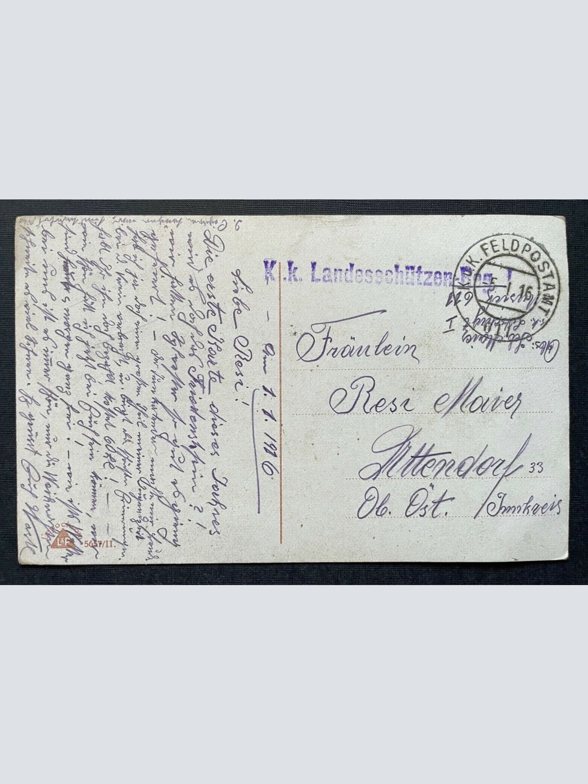 Sonne sank im Westen! Gedicht Spruch Soldaten Abschied Militär Krieg 400320 TH F