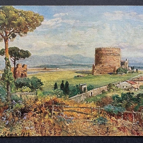 Rom Grabmal Caecilia Metella Ruinen Zirkus Maxentius C.Wuttke Italien 400260 TH