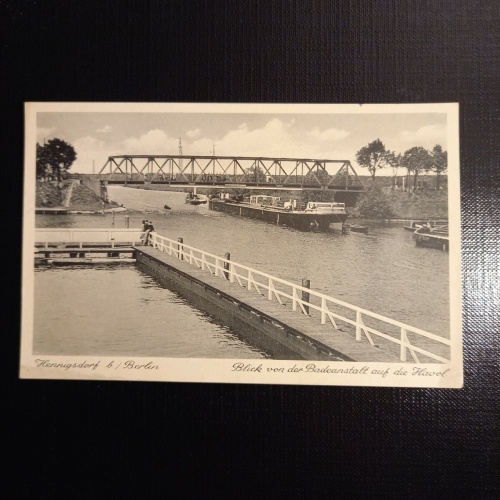 Hennigsdorg b.Berlin, Blick auf die Havel 410486 gr C