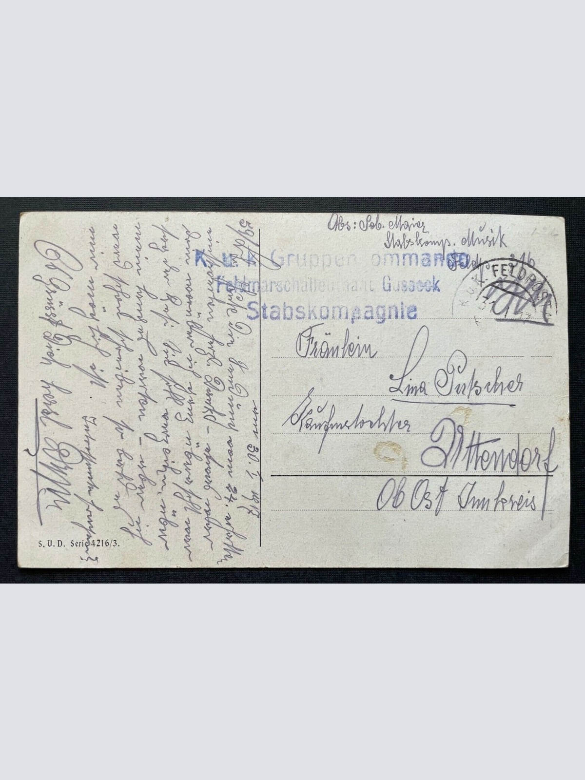 Teure Heimat Gedicht Spruch Malerei Haus Gasse Gebäude Baum 400265 TH A