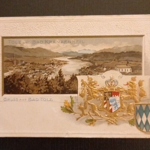 Bad Tölz Und Bad Krankenheil Prägekarte 5506 H