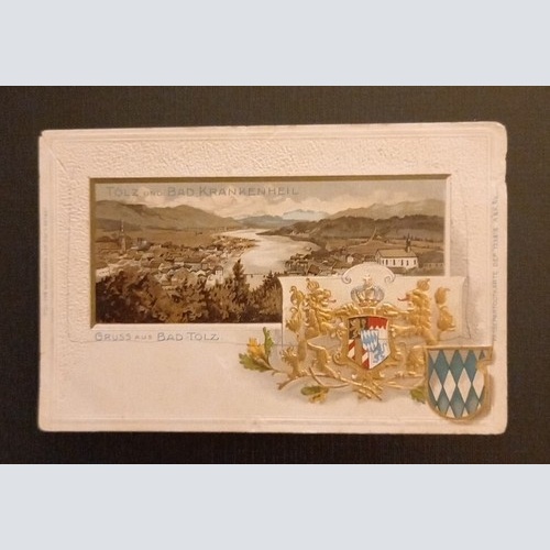 Bad Tölz Und Bad Krankenheil Prägekarte 5506 H
