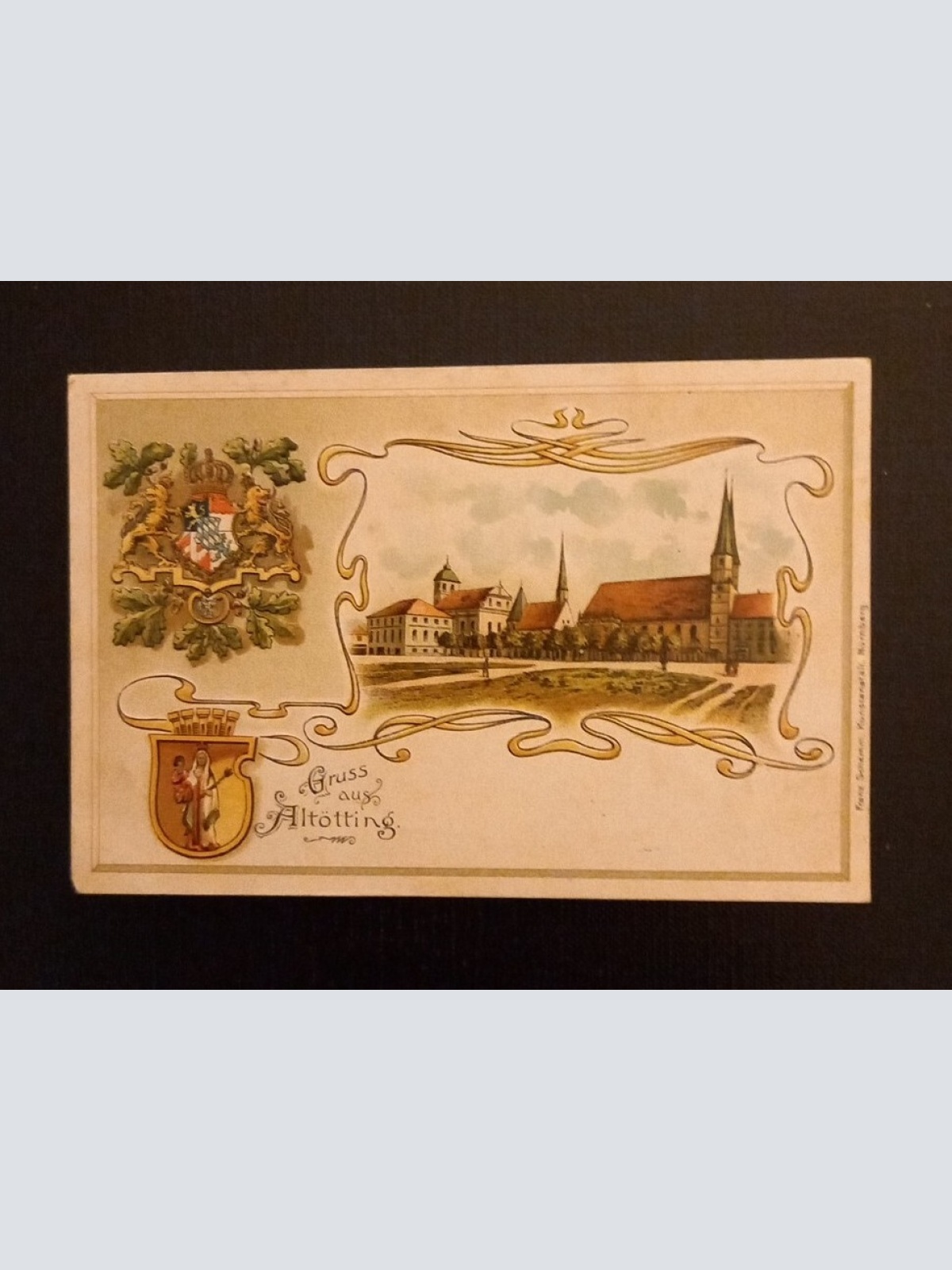 Prägekarte Altötting 165488 H