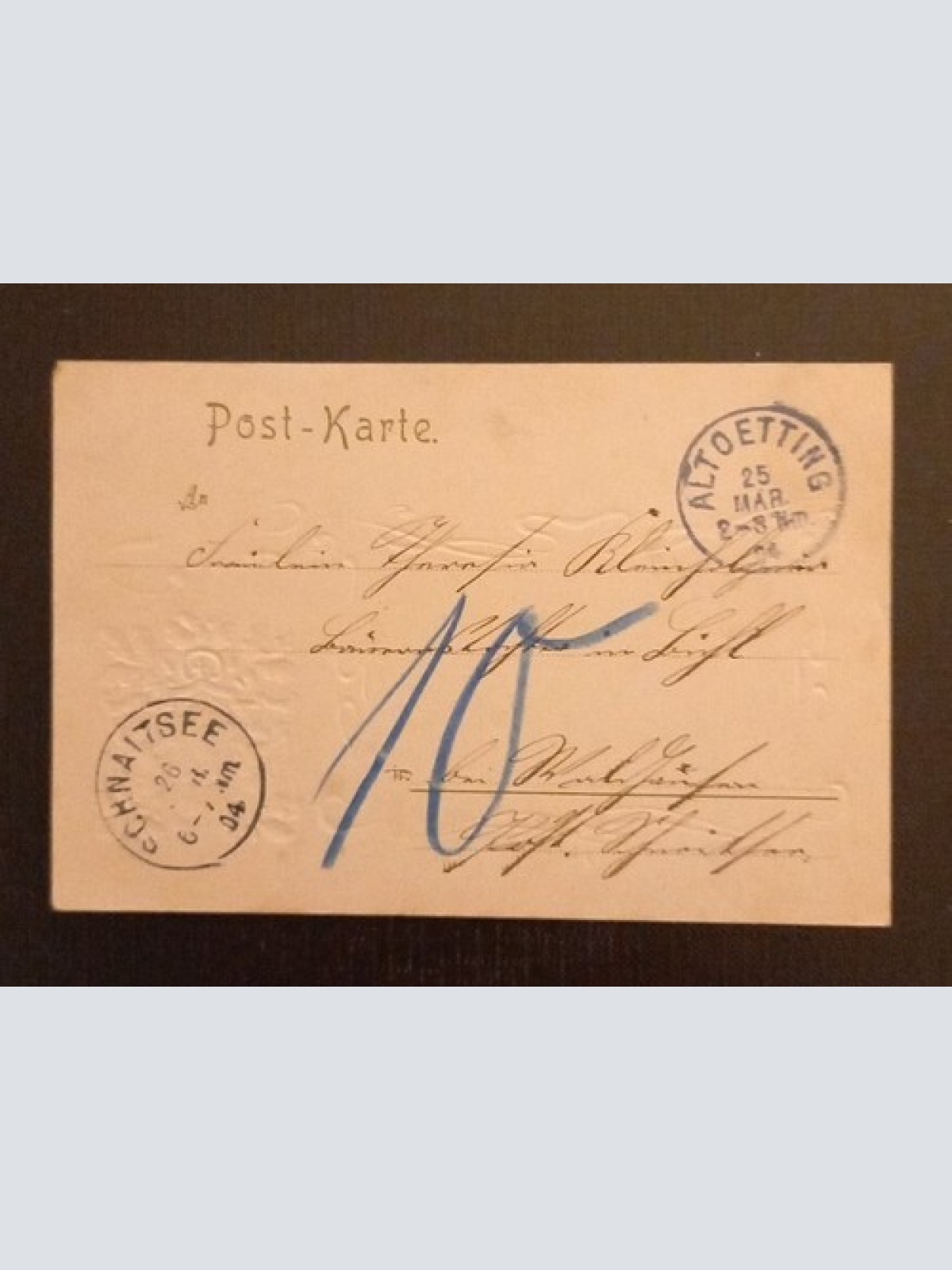 Prägekarte Altötting 165488 H