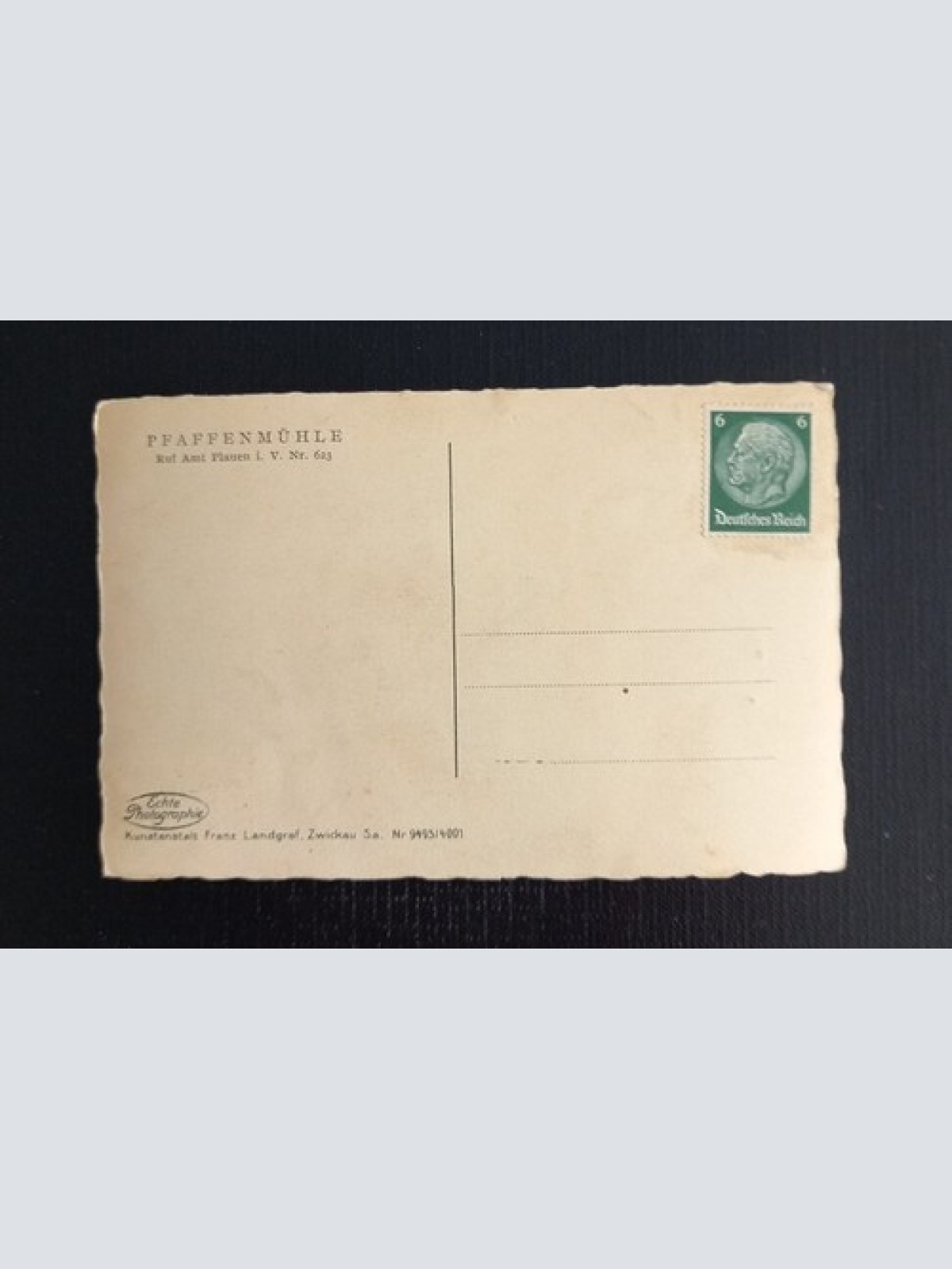 Pfaffenmühle Vogtl.Schweiz 165558 H