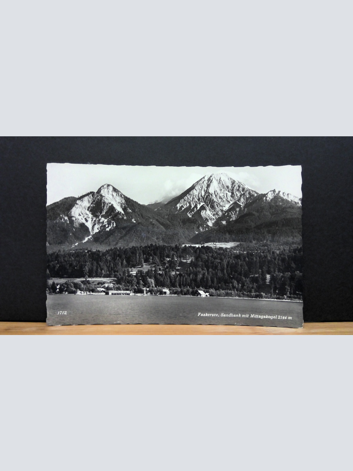 Faakersee Sandbank mit Mittagskogel JW 118030 C