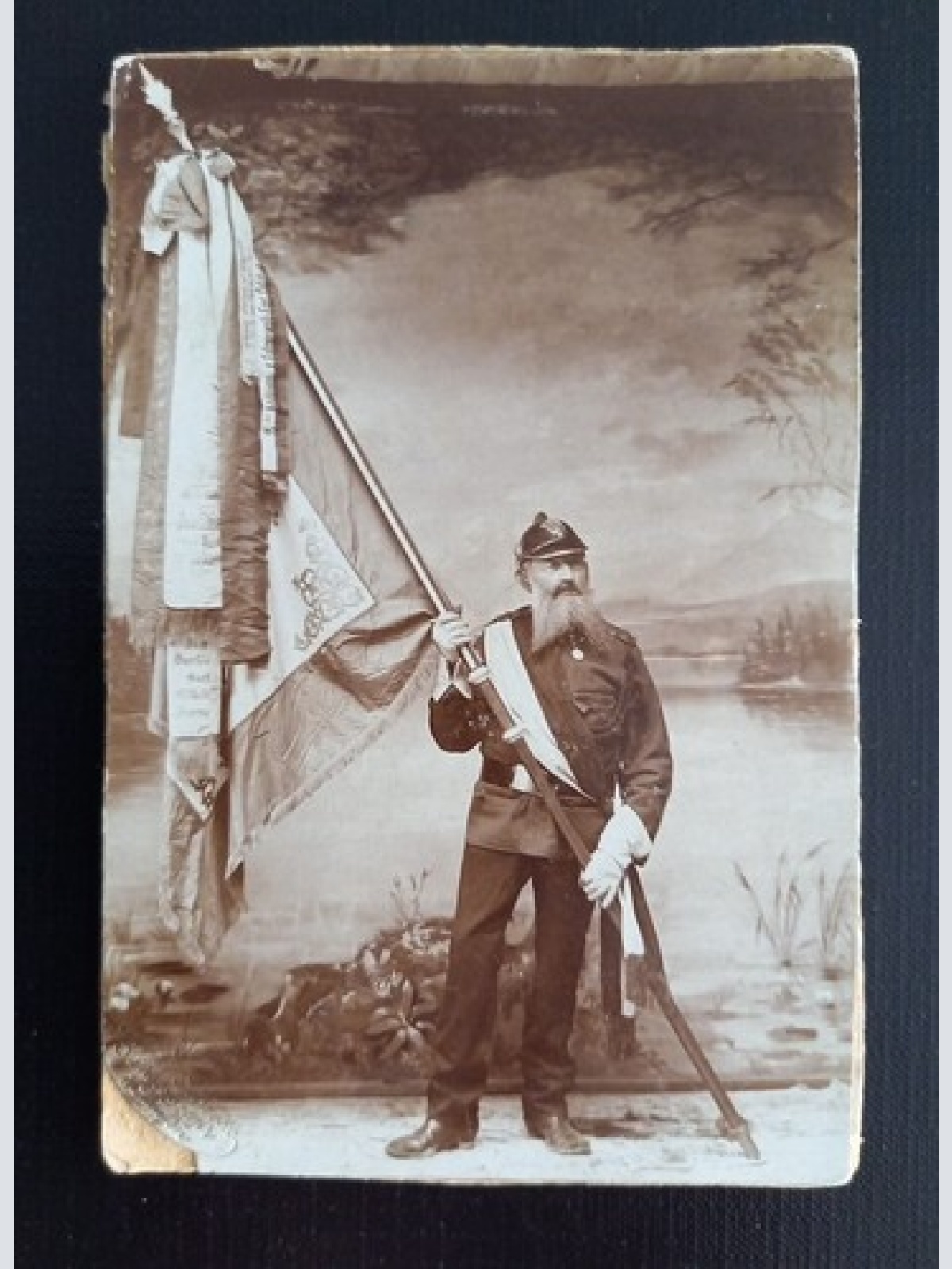 Oberndorf Salzburg Foto Feuerwehr 15,5x10,2 3523 Ga