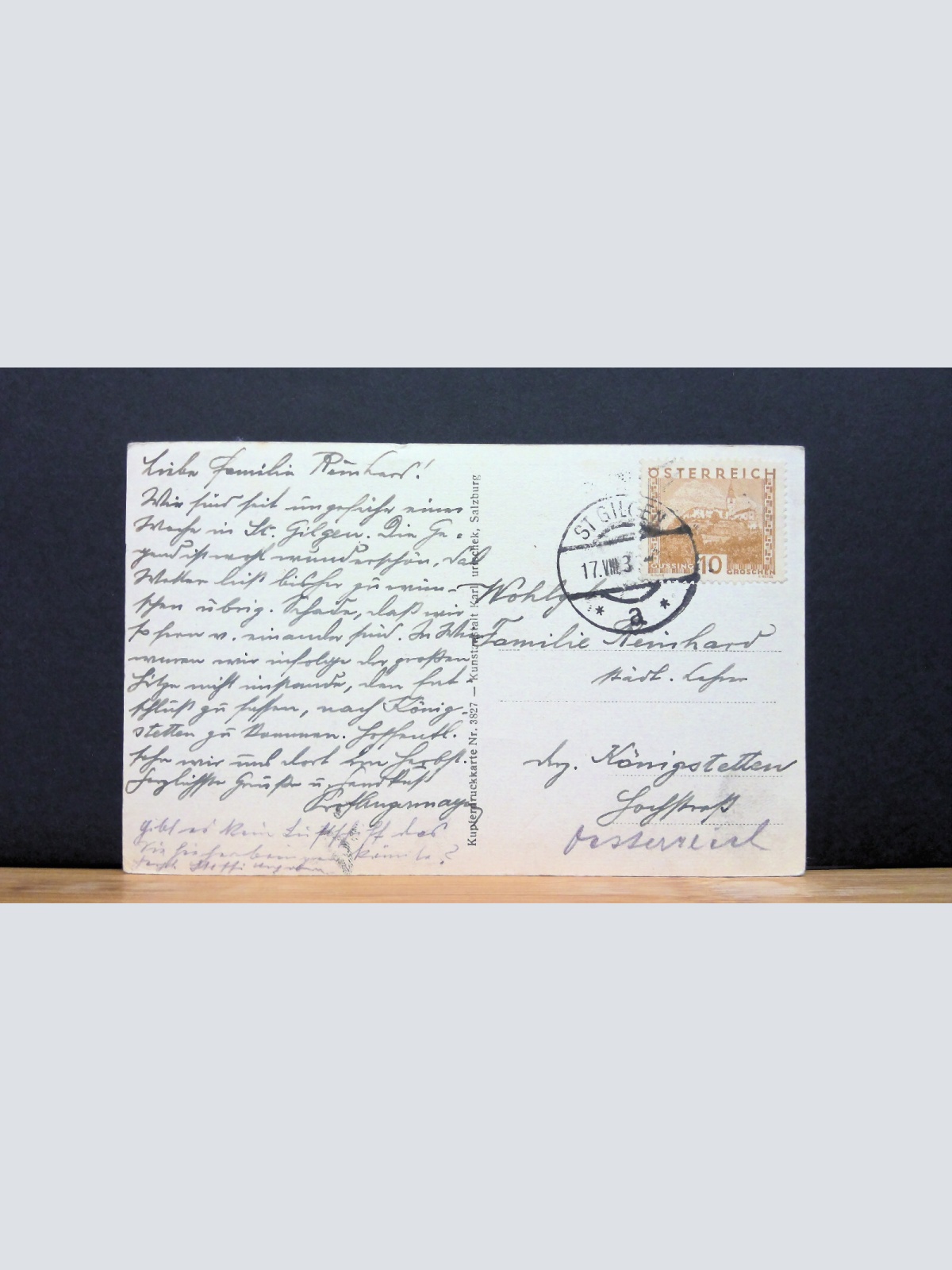 Schafbergspitze mit Hotel Salzkammergut JW 118035 C