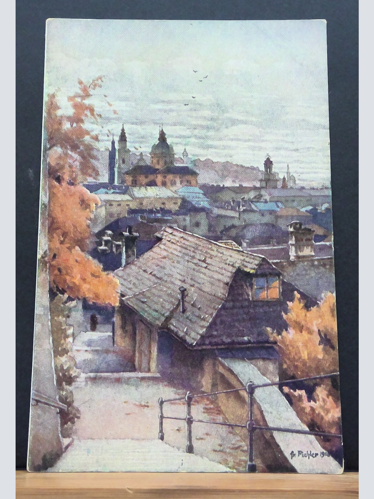 Salzburg Festungsstiege Gemälde JW 650330 C