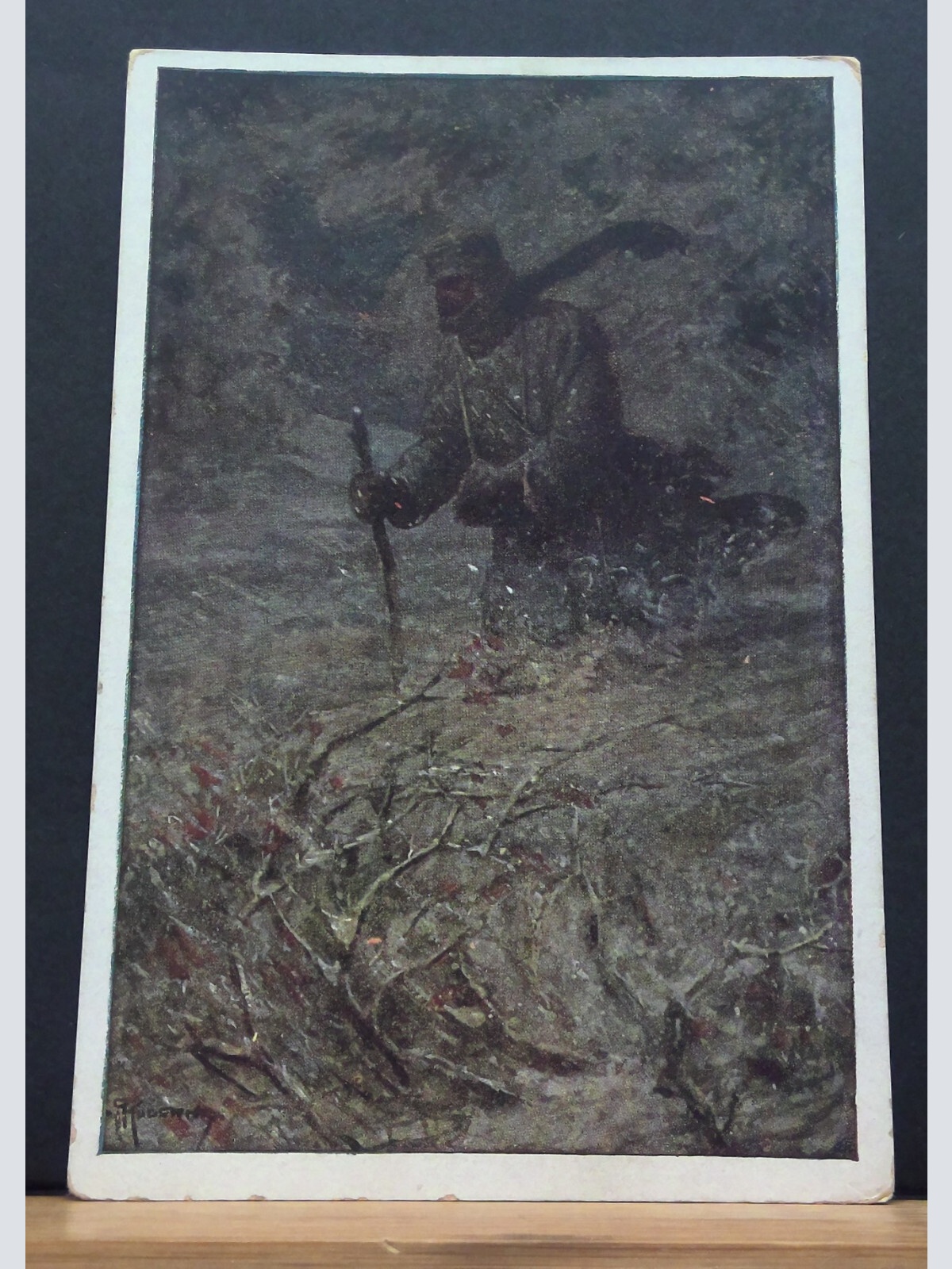 Soldat Winter Rotes Kreuz Nr. 436 Gemälde JW 650319 C