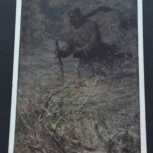 Soldat Winter Rotes Kreuz Nr. 436 Gemälde JW 650319 C