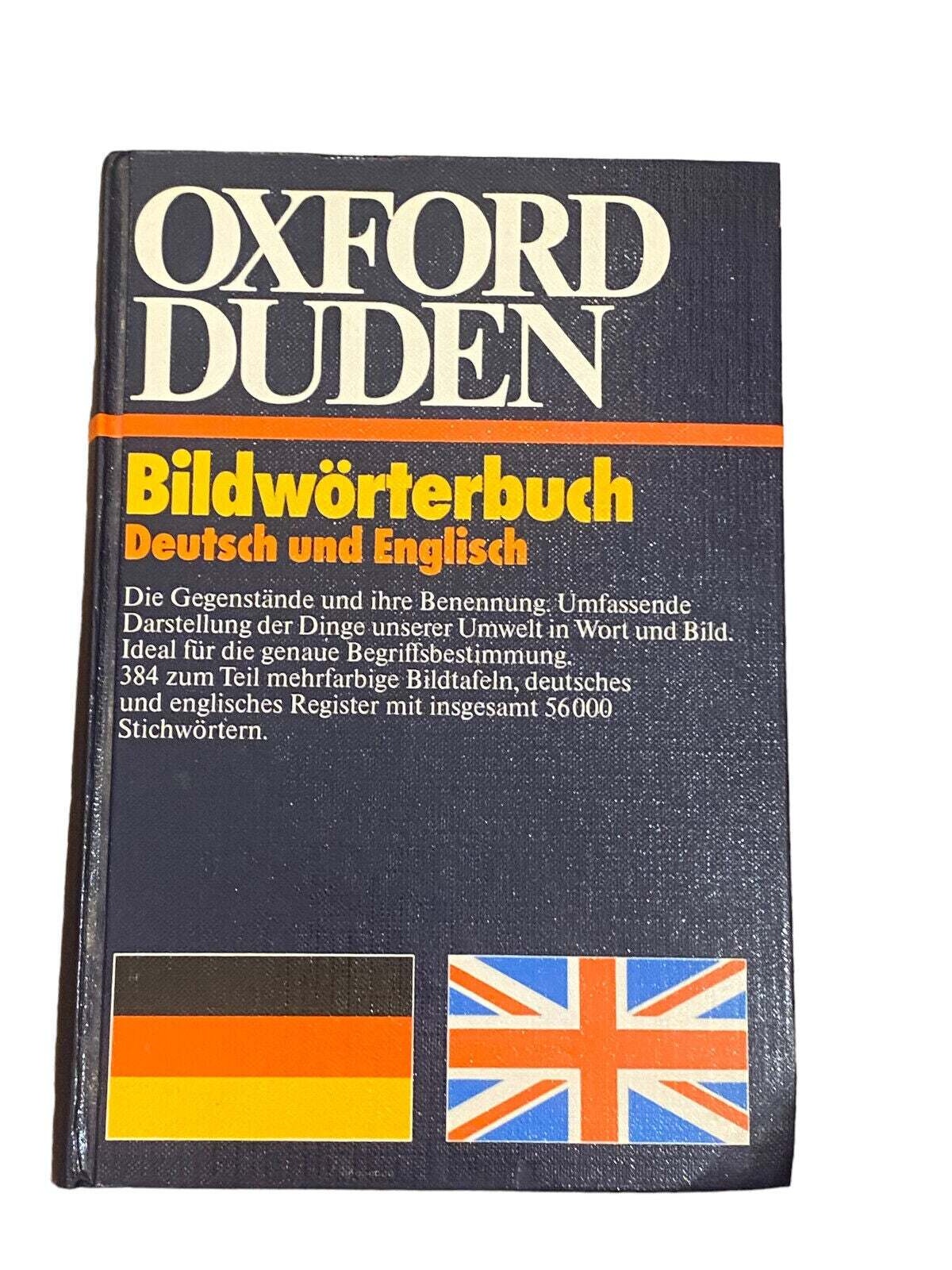 5630 OXFORD-DUDEN. BILDWÖRTERBUCH DEUTSCH UND ENGLISCH HC +Illus