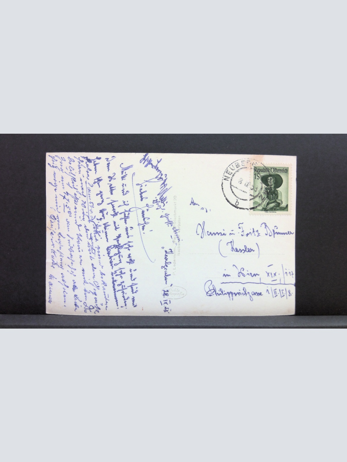 Krampen bei Neuberg Steiermark gegen Schneealpe JW 650429 C