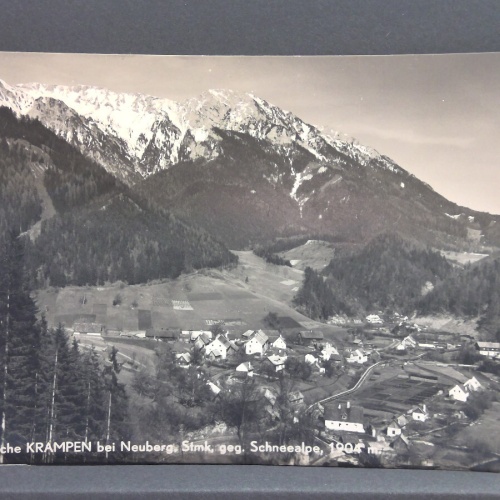 Krampen bei Neuberg Steiermark gegen Schneealpe JW 650429 C