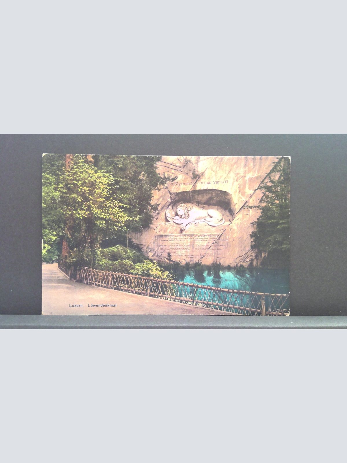 Luzern Schweiz Löwendenkmal JW 650397 C