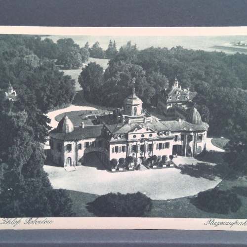 Weimar Schloß Belvedere Fliegeraufnahme JW 650405 C