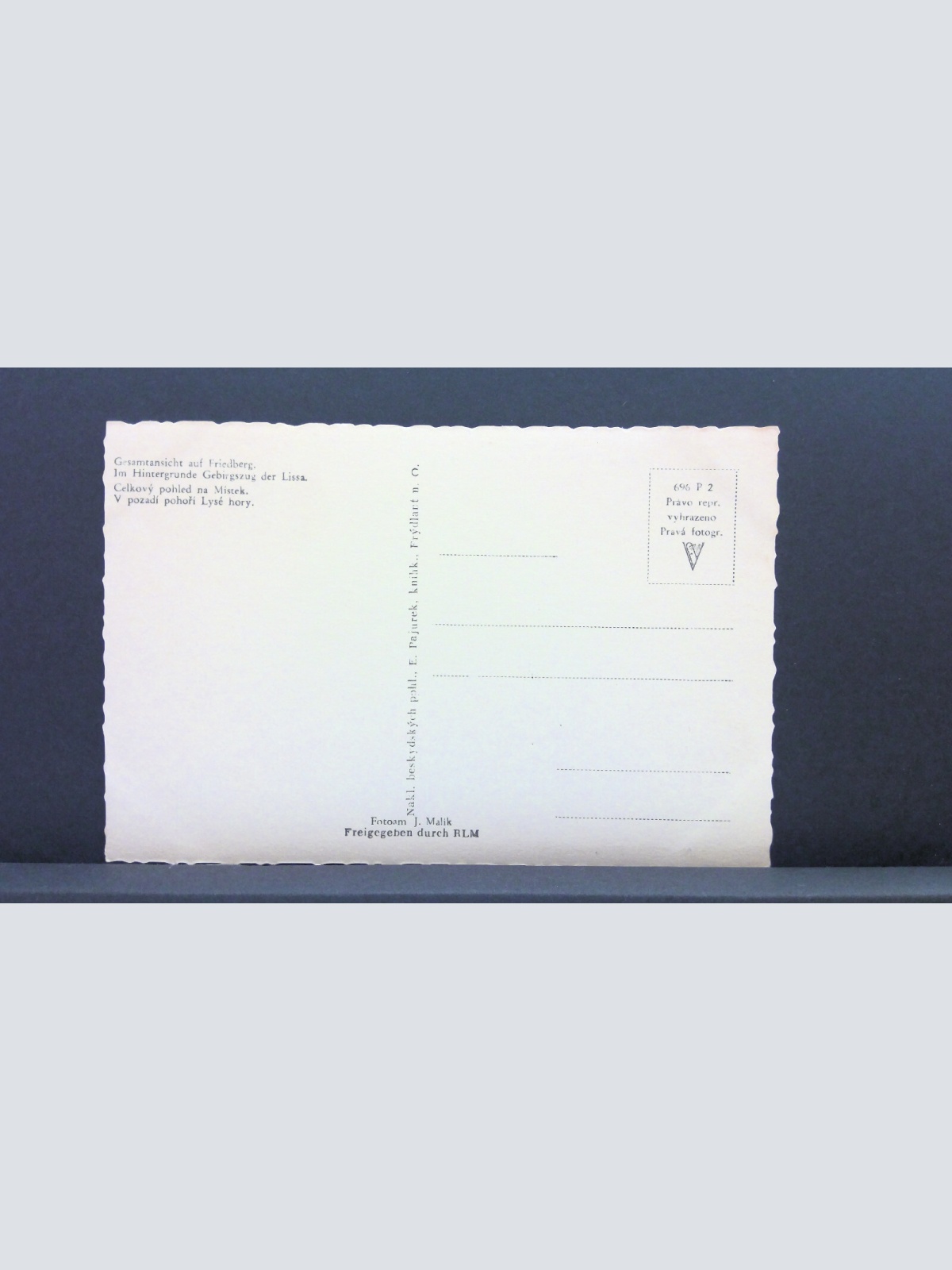 Gesamtansicht auf Friedberg Gebirgszug der Lissa JW 500191 C