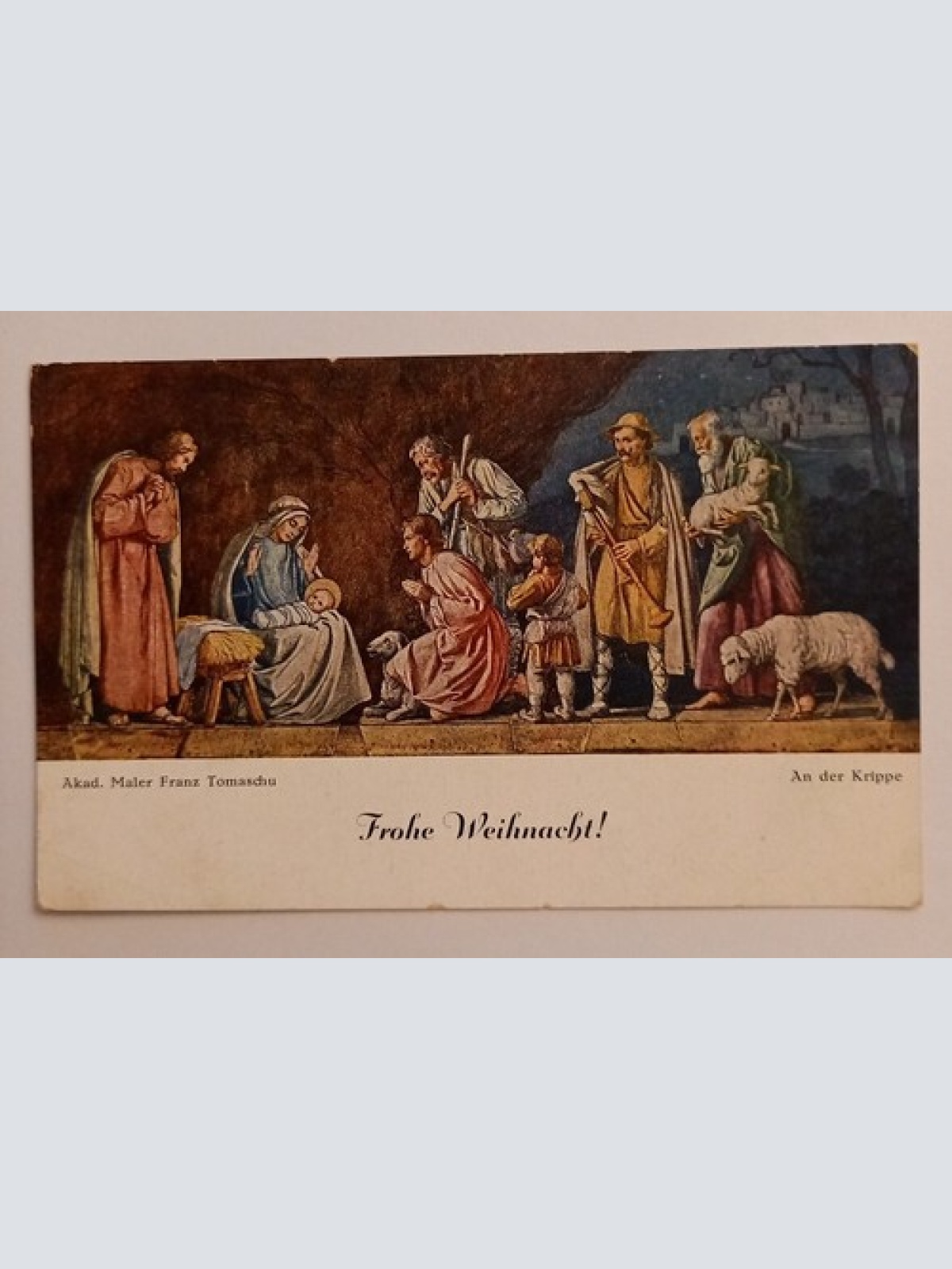 Glückwunschkarte Frohe Weihnacht 500042A gr D