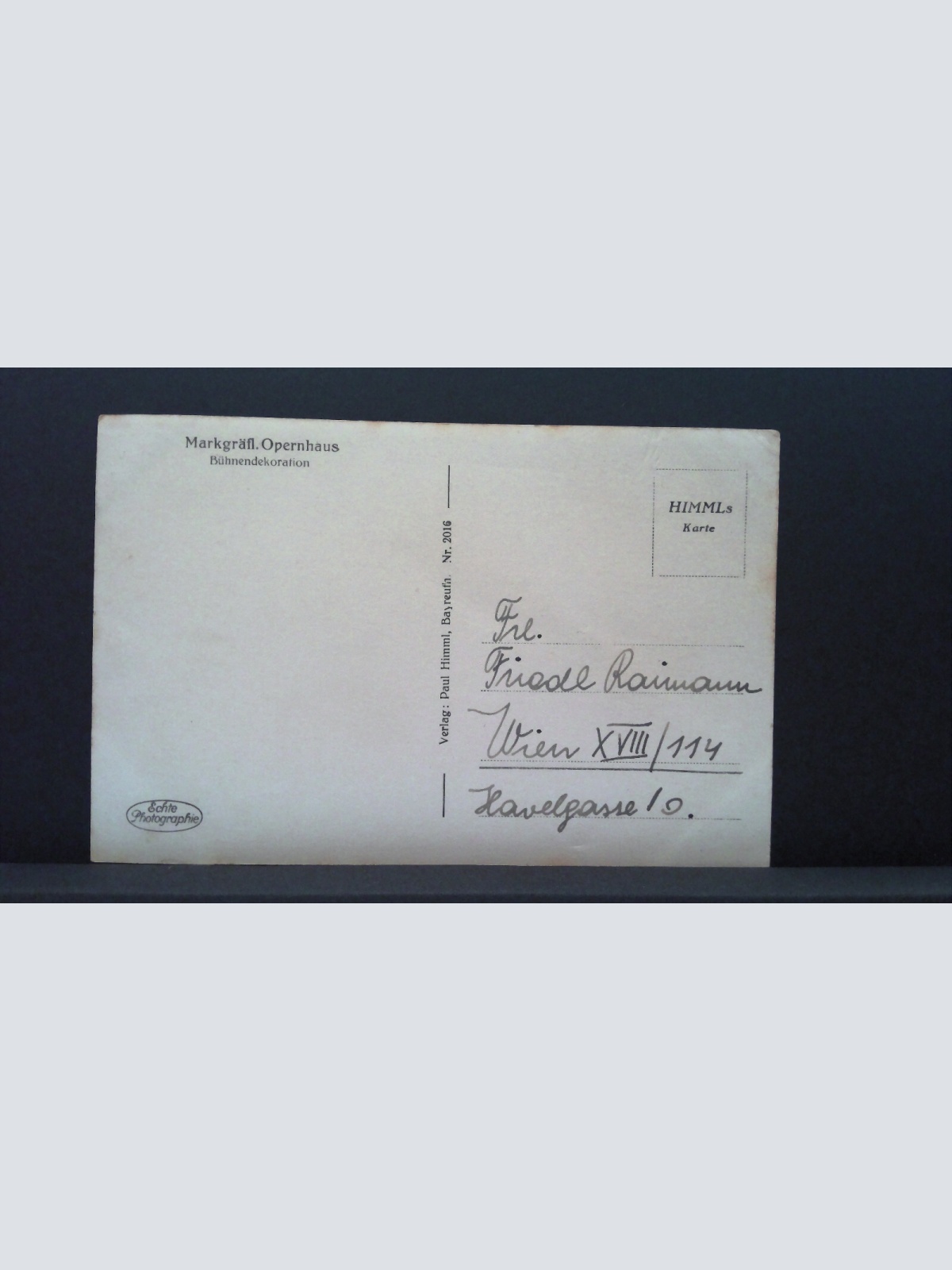 Markgräfliches Opernhaus Bühnendekoration JW 500183 C