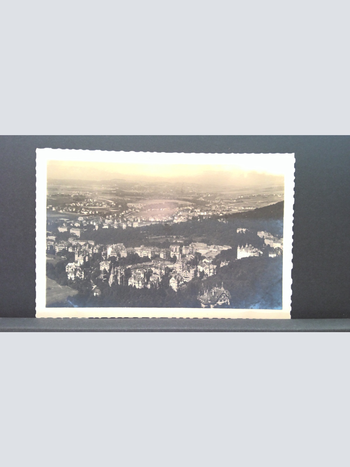 Weltbad Karlsbad Blick von er Freundschaftshöhe JW 500181 C