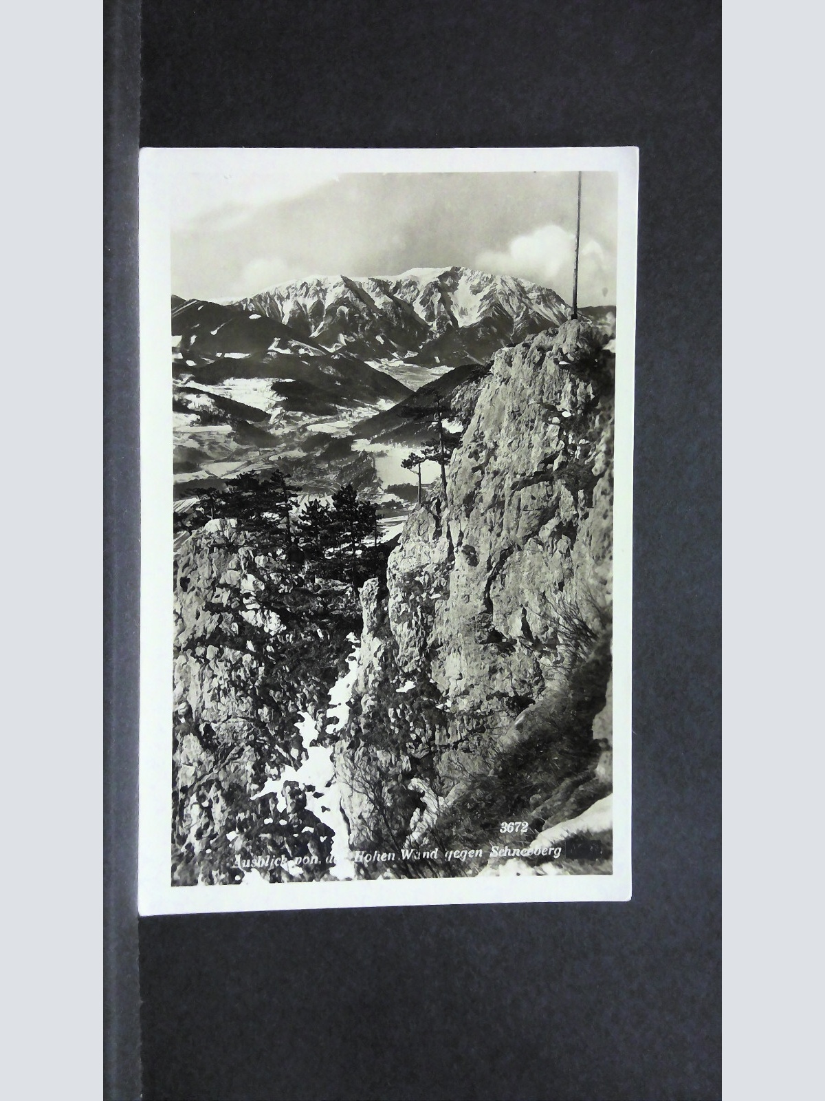 Ausblick von der Hohen Wand gegen Schneeberg 40055 jw J