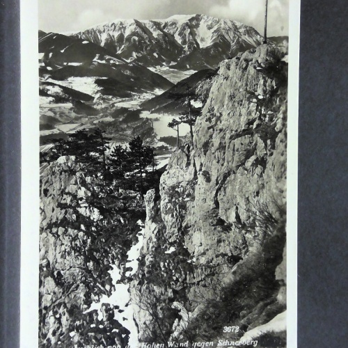 Ausblick von der Hohen Wand gegen Schneeberg 40055 jw J