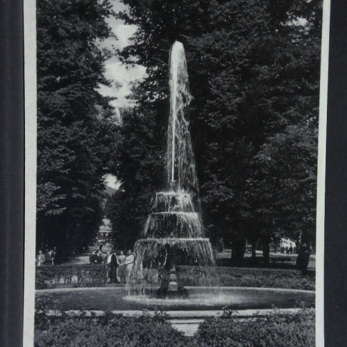 Bad Pyrmont Springbrunnen in der Hauptallee 85034 jw J