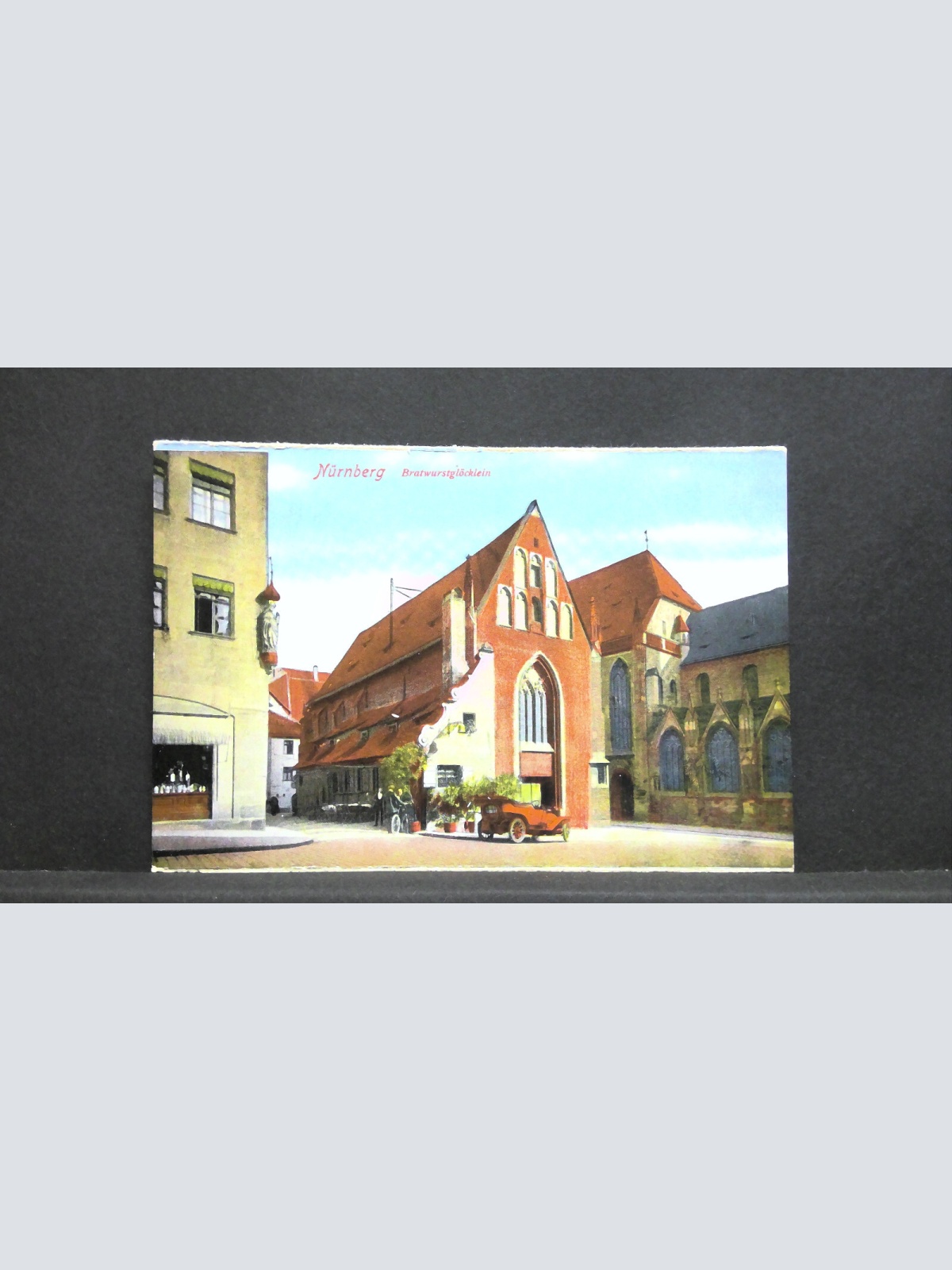 Bratwurstglöcklein Nürnberg Fahrrad Automobil 20029 jw J