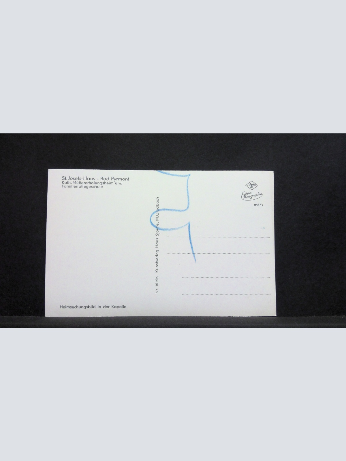 Heimsuchungsbild in der Kapelle St Josefs-Haus Müttererholungsheim 85043 jw J