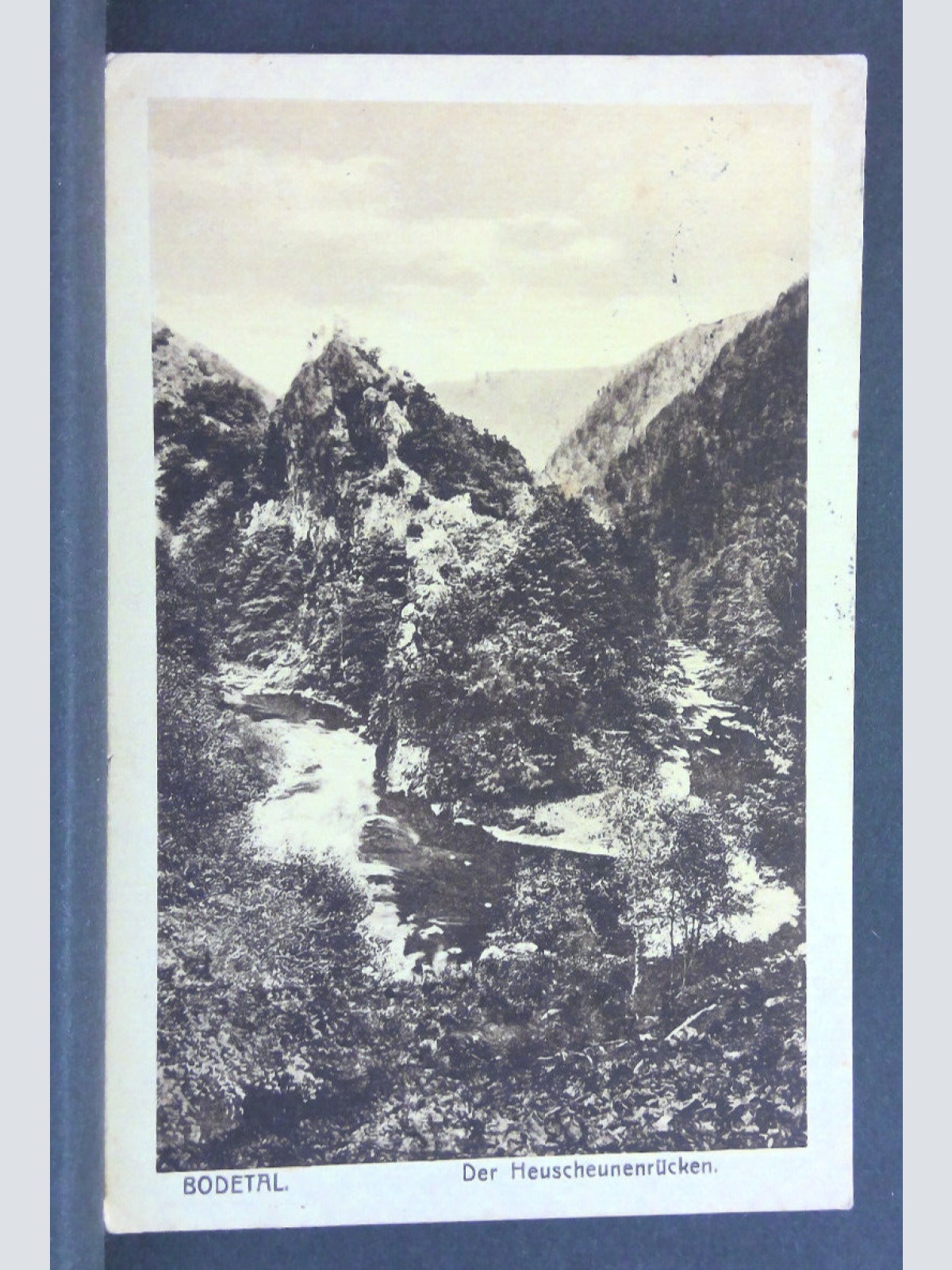 Der Heuscheunenrücken Bodetal Berge 41039 jw J