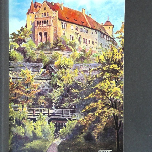 Nürnberg Burg von Westen Gemälde 727 jw J