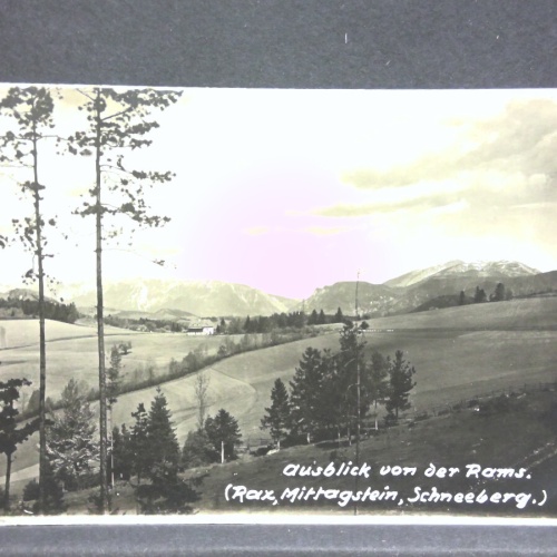 Ausblick von der Rams Rax Mittagstein Schneeberg 40063 jw J