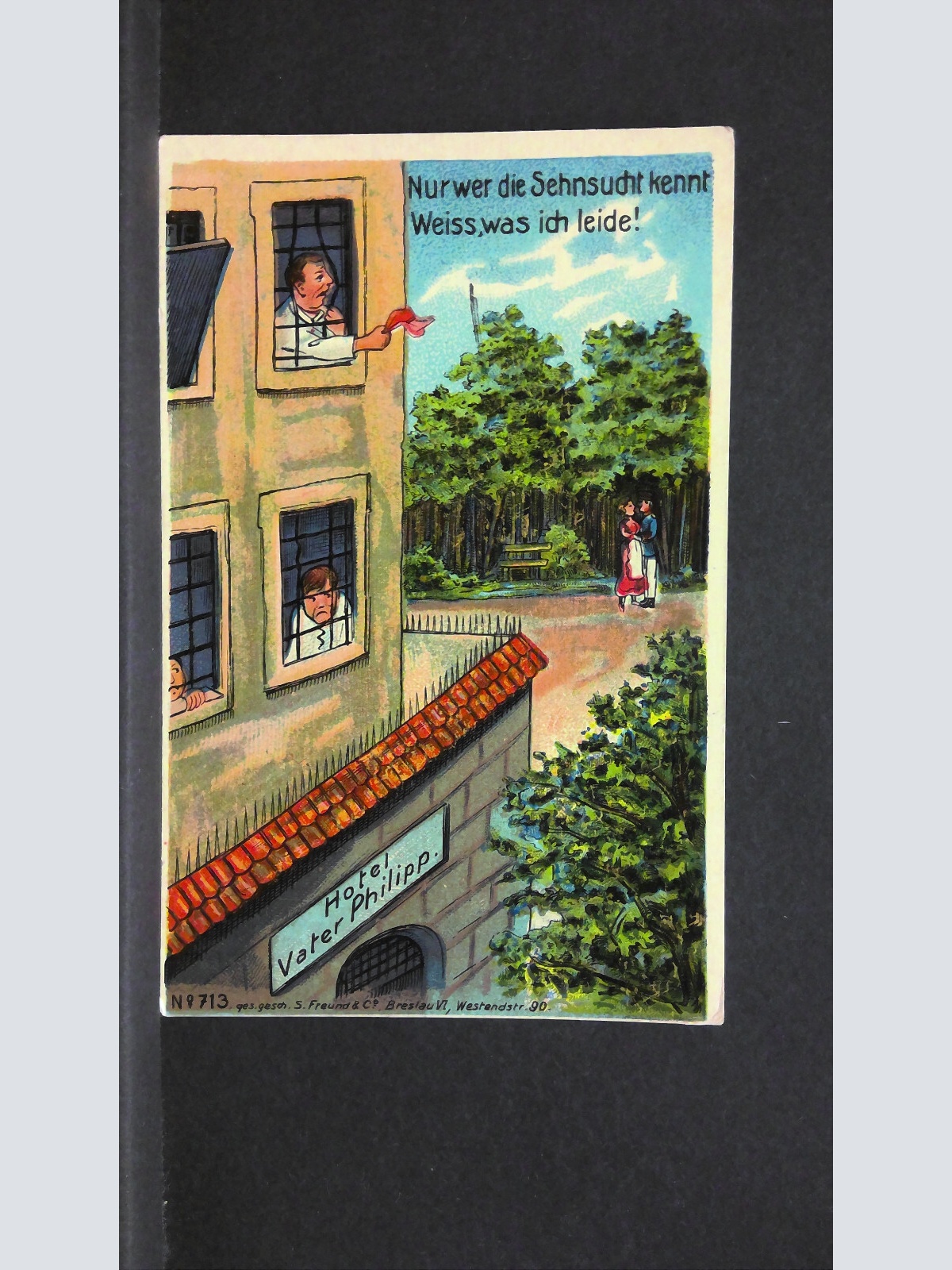 Gefängnis Nur wer die Sehnsucht kennt weiß was ich leide 400538 jw J