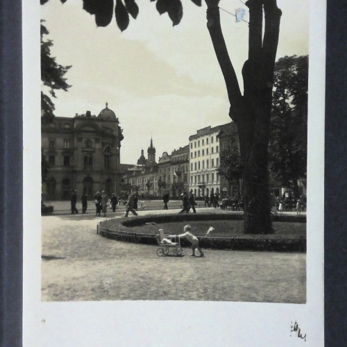 Krakau Polen Park Kind Kinderwagen 56016 jw J