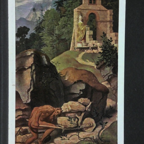 Künstlerkarte M von Schwind Bischof und Teufel 140409 jw J