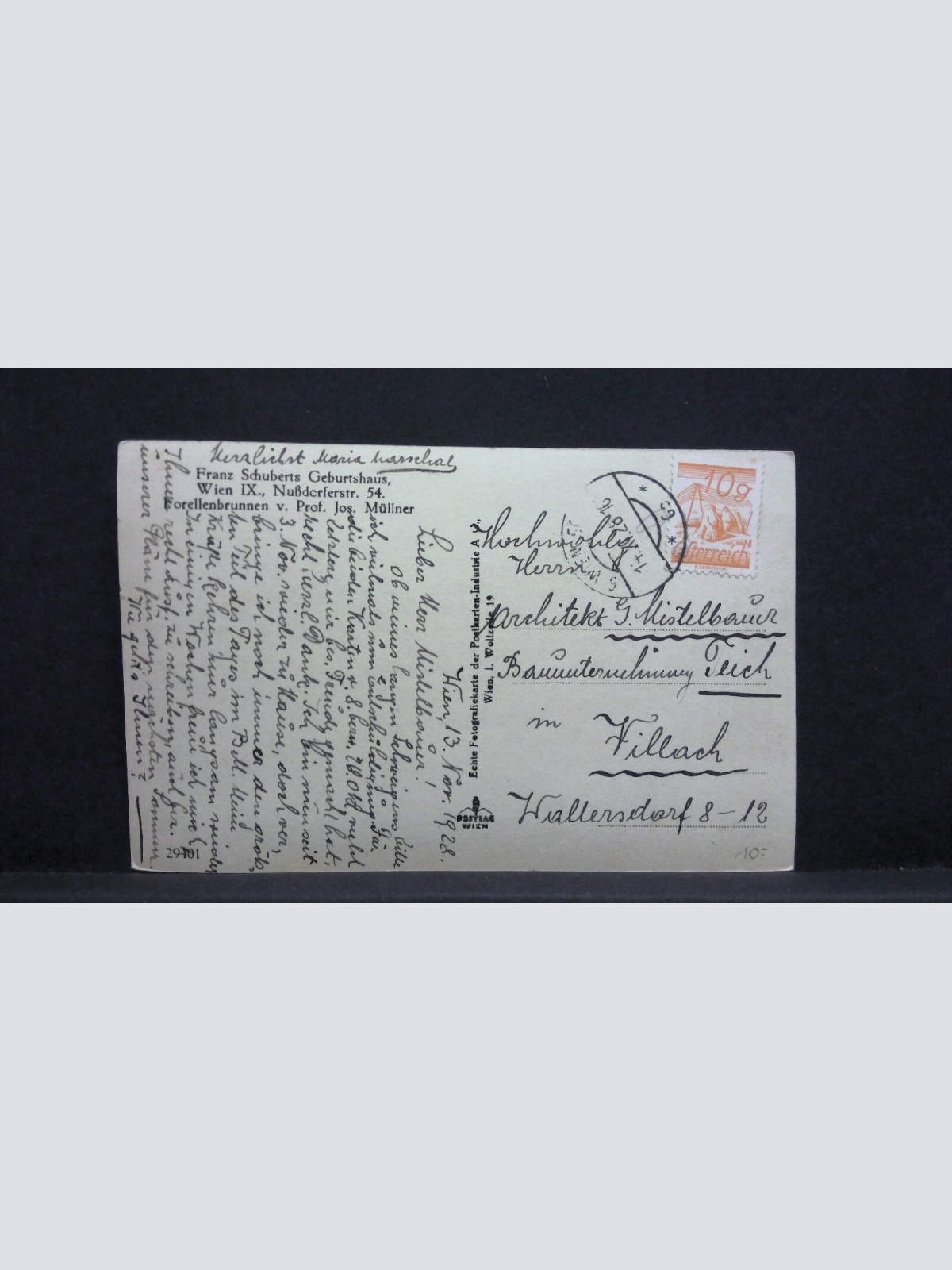 Franz Schubert Geburtshaus Forellenbrunnen Wien IX. 400541 jw J