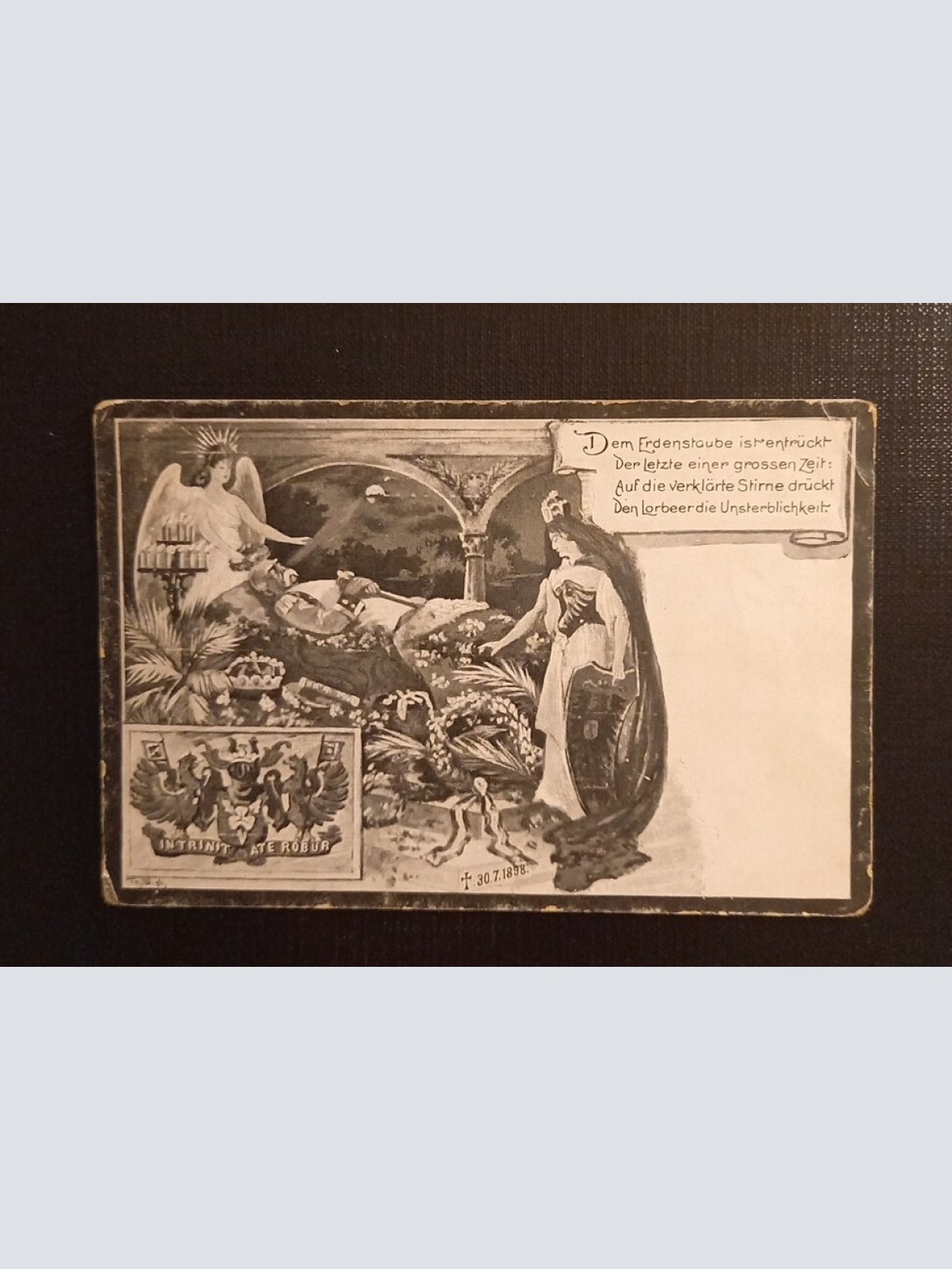 Kaiser Bismarck Sterbebett 650319 G