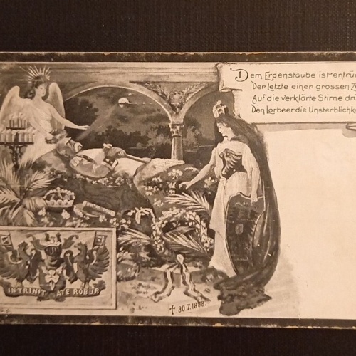 Kaiser Bismarck Sterbebett 650319 G