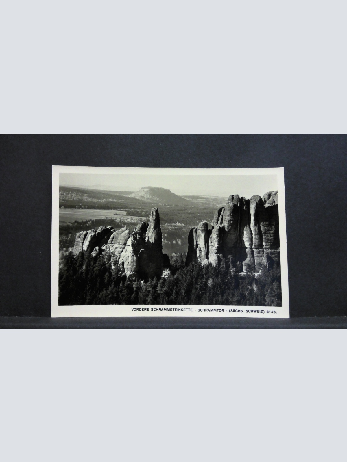 Vordere Schrammsteinkette Schrammtor Sächsische Schweiz Berg 180203 jw J