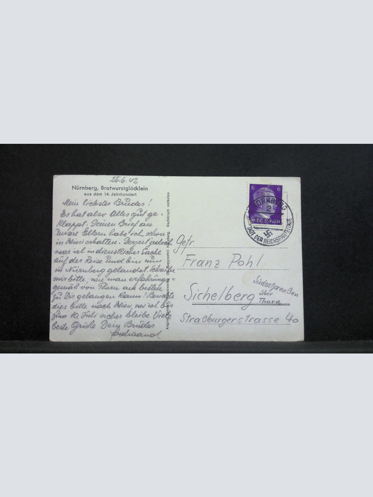 Bratwurstglöcklein 14. Jhd Nürnberg 40105 jw J