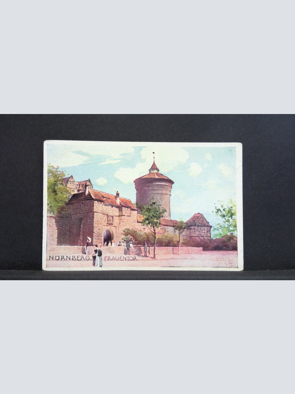 Nürnberg Frauentor Gemälde 85057 jw J